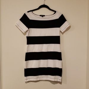 🖤Black and White Striped Mini Dress🖤